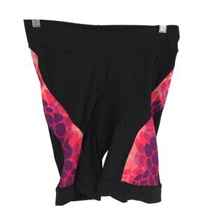 shebeest Bike Shorts Padded Black Compression High-Waist Activewear Workout 1X